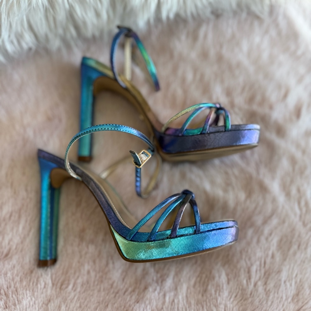 Elegant Multicolor Platform Heels